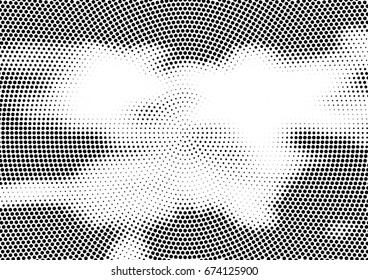 Abstract halftone dotted background. Futuristic grunge pattern, dot and circles.  Vector modern optical pop art texture for posters, sites, business cards, cover, postcards, labels, stickers layout.