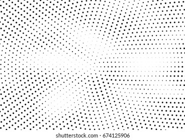 Abstract halftone dotted background. Futuristic grunge pattern, dot and circles.  Vector modern optical pop art texture for posters, sites, business cards, cover, postcards, labels, stickers layout.