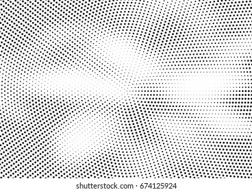 Abstract halftone dotted background. Futuristic grunge pattern, dot and circles.  Vector modern optical pop art texture for posters, sites, business cards, cover, postcards, labels, stickers layout.
