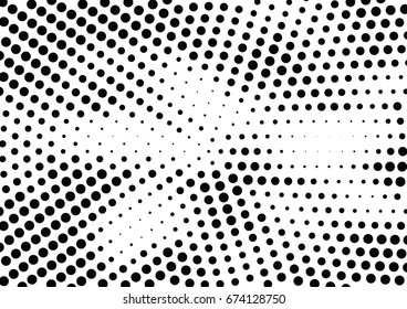 Abstract halftone dotted background. Futuristic grunge pattern, dot and circles.  Vector modern optical pop art texture for posters, sites, business cards, cover, postcards, labels, stickers layout.