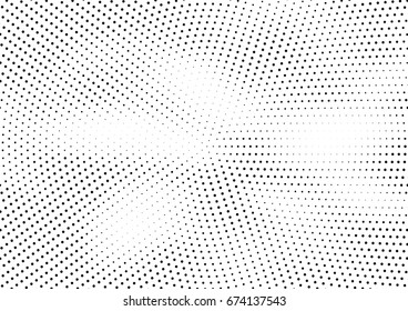 Abstract halftone dotted background. Futuristic grunge pattern, dot and circles.  Vector modern optical pop art texture for posters, sites, business cards, cover, postcards, labels, stickers layout.