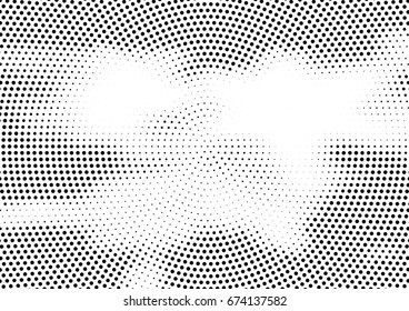 Abstract halftone dotted background. Futuristic grunge pattern, dot and circles.  Vector modern optical pop art texture for posters, sites, business cards, cover, postcards, labels, stickers layout.