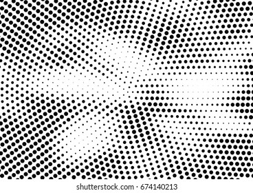 Abstract halftone dotted background. Futuristic grunge pattern, dot and circles.  Vector modern optical pop art texture for posters, sites, business cards, cover, postcards, labels, stickers layout.
