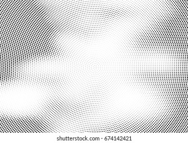 Abstract halftone dotted background. Futuristic grunge pattern, dot and circles.  Vector modern optical pop art texture for posters, sites, business cards, cover, postcards, labels, stickers layout.