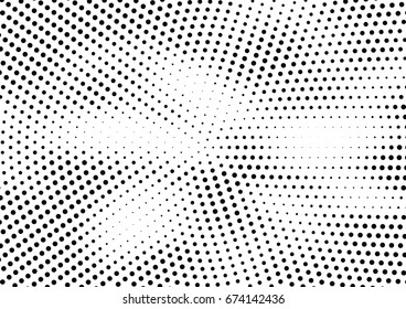 Abstract halftone dotted background. Futuristic grunge pattern, dot and circles.  Vector modern optical pop art texture for posters, sites, business cards, cover, postcards, labels, stickers layout.