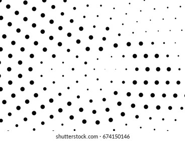 Abstract halftone dotted background. Futuristic grunge pattern, dot and circles.  Vector modern optical pop art texture for posters, sites, business cards, cover, postcards, labels, stickers layout.