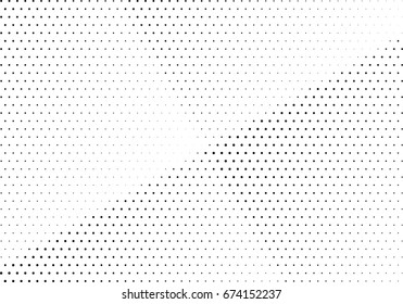 Abstract halftone dotted background. Futuristic grunge pattern, dot and circles.  Vector modern optical pop art texture for posters, sites, business cards, cover, postcards, labels, stickers layout.