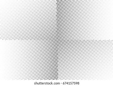 Abstract halftone dotted background. Futuristic grunge pattern, dot and circles.  Vector modern optical pop art texture for posters, sites, business cards, cover, postcards, labels, stickers layout.