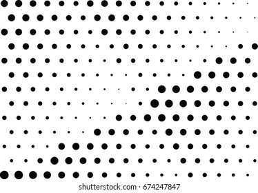Abstract halftone dotted background. Futuristic grunge pattern, dot and circles.  Vector modern optical pop art texture for posters, sites, business cards, cover, postcards, labels, stickers layout.