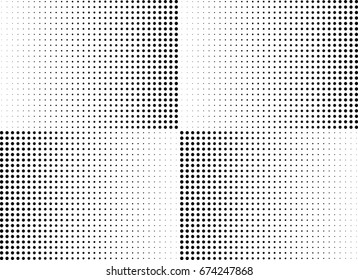 Abstract halftone dotted background. Futuristic grunge pattern, dot and circles.  Vector modern optical pop art texture for posters, sites, business cards, cover, postcards, labels, stickers layout.