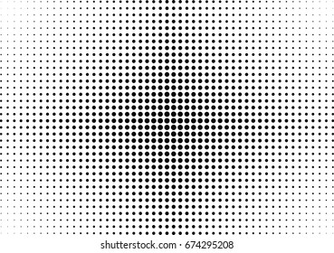 Abstract halftone dotted background. Futuristic grunge pattern, dot and circles.  Vector modern optical pop art texture for posters, sites, business cards, cover, postcards, labels, stickers layout.