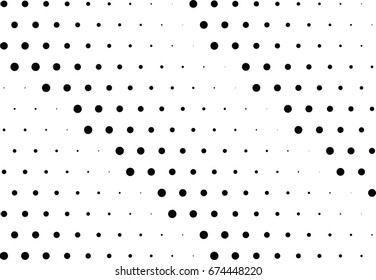 Abstract halftone dotted background. Futuristic grunge pattern, dot and circles.  Vector modern optical pop art texture for posters, sites, business cards, cover, postcards, labels, stickers layout.