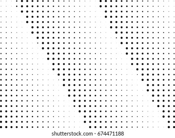 Abstract halftone dotted background. Futuristic grunge pattern, dot and circles.  Vector modern optical pop art texture for posters, sites, business cards, cover, postcards, labels, stickers layout.