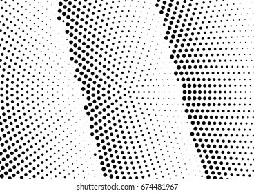 Abstract halftone dotted background. Futuristic grunge pattern, dot and circles.  Vector modern optical pop art texture for posters, sites, business cards, cover, postcards, labels, stickers layout.