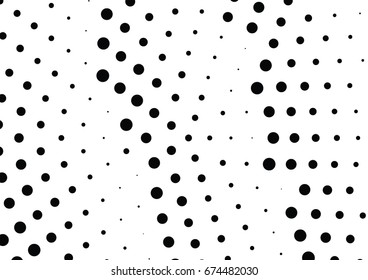 Abstract halftone dotted background. Futuristic grunge pattern, dot and circles.  Vector modern optical pop art texture for posters, sites, business cards, cover, postcards, labels, stickers layout.