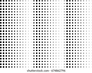 Abstract halftone dotted background. Futuristic grunge pattern, dot and circles.  Vector modern optical pop art texture for posters, sites, business cards, cover, postcards, labels, stickers layout.