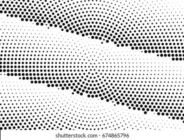 Abstract halftone dotted background. Futuristic grunge pattern, dot and circles.  Vector modern optical pop art texture for posters, sites, business cards, cover, postcards, labels, stickers layout.