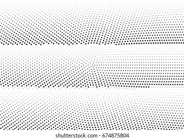 Abstract halftone dotted background. Futuristic grunge pattern, dot and circles.  Vector modern optical pop art texture for posters, sites, business cards, cover, postcards, labels, stickers layout.