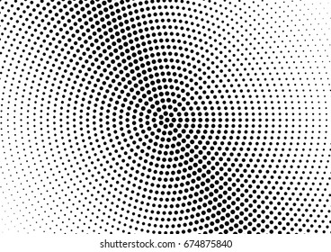 Abstract halftone dotted background. Futuristic grunge pattern, dot and circles.  Vector modern optical pop art texture for posters, sites, business cards, cover, postcards, labels, stickers layout.
