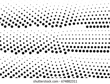 Abstract halftone dotted background. Futuristic grunge pattern, dot and circles.  Vector modern optical pop art texture for posters, sites, business cards, cover, postcards, labels, stickers layout.