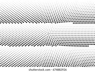 Abstract halftone dotted background. Futuristic grunge pattern, dot and circles.  Vector modern optical pop art texture for posters, sites, business cards, cover, postcards, labels, stickers layout.
