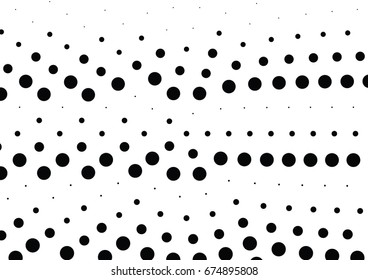 Abstract halftone dotted background. Futuristic grunge pattern, dot and circles.  Vector modern optical pop art texture for posters, sites, business cards, cover, postcards, labels, stickers layout.