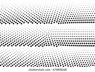 Abstract halftone dotted background. Futuristic grunge pattern, dot and circles.  Vector modern optical pop art texture for posters, sites, business cards, cover, postcards, labels, stickers layout.