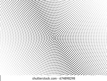 Abstract halftone dotted background. Futuristic grunge pattern, dot and circles.  Vector modern optical pop art texture for posters, sites, business cards, cover, postcards, labels, stickers layout.