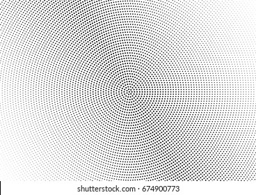 Abstract halftone dotted background. Futuristic grunge pattern, dot and circles.  Vector modern optical pop art texture for posters, sites, business cards, cover, postcards, labels, stickers layout.