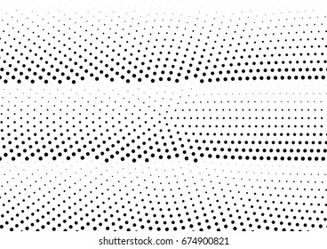 Abstract halftone dotted background. Futuristic grunge pattern, dot and circles.  Vector modern optical pop art texture for posters, sites, business cards, cover, postcards, labels, stickers layout.