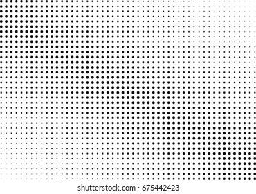 Abstract halftone dotted background. Futuristic grunge pattern, dot and circles.  Vector modern optical pop art texture for posters, sites, business cards, cover, postcards, labels, stickers layout.