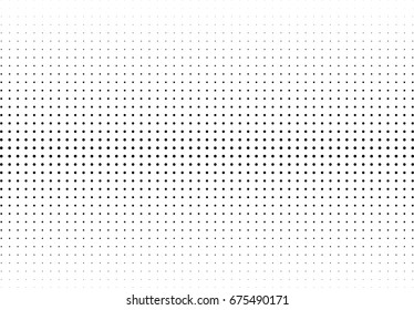 Antecedentes abstractos de medio tono. Patrón futurista, punto y círculos.  Vector textura moderna de arte pop óptico para carteles, sitios, tarjetas de visita, portada, postales, etiquetas, diseño de etiquetas.