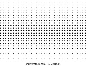 Abstract halftone dotted background. Futuristic grunge pattern, dot and circles.  Vector modern optical pop art texture for posters, sites, business cards, cover, postcards, labels, stickers layout.