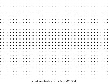 Abstract halftone dotted background. Futuristic grunge pattern, dot and circles.  Vector modern optical pop art texture for posters, sites, business cards, cover, postcards, labels, stickers layout.