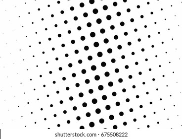 Abstract halftone dotted background. Futuristic grunge pattern, dot and circles.  Vector modern optical pop art texture for posters, sites, business cards, cover, postcards, labels, stickers layout.