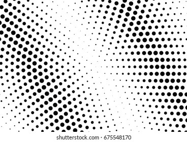 Abstract halftone dotted background. Futuristic grunge pattern, dot and circles.  Vector modern optical pop art texture for posters, sites, business cards, cover, postcards, labels, stickers layout.