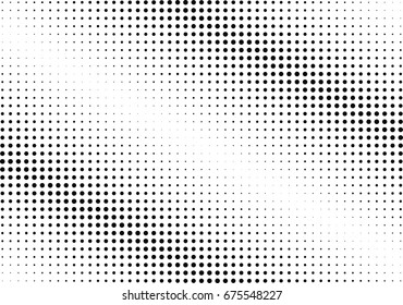 Abstract halftone dotted background. Futuristic grunge pattern, dot and circles.  Vector modern optical pop art texture for posters, sites, business cards, cover, postcards, labels, stickers layout.