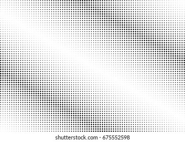 Abstract halftone dotted background. Futuristic grunge pattern, dot and circles.  Vector modern optical pop art texture for posters, sites, business cards, cover, postcards, labels, stickers layout.