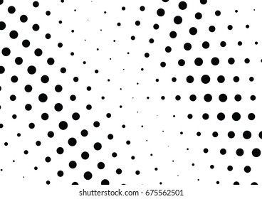 Abstract halftone dotted background. Futuristic grunge pattern, dot and circles.  Vector modern optical pop art texture for posters, sites, business cards, cover, postcards, labels, stickers layout.
