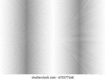 Abstract halftone dotted background. Futuristic grunge pattern, dot and circles.  Vector modern optical pop art texture for posters, sites, business cards, cover, postcards, labels, stickers layout.