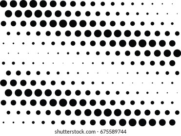 Abstract halftone dotted background. Futuristic grunge pattern, dot and circles.  Vector modern optical pop art texture for posters, sites, business cards, cover, postcards, labels, stickers layout.