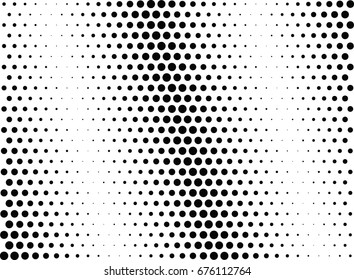 Abstract halftone dotted background. Futuristic grunge pattern, dot and circles.  Vector modern optical pop art texture for posters, sites, business cards, cover, postcards, labels, stickers layout.