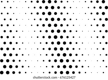 Abstract halftone dotted background. Futuristic grunge pattern, dot and circles.  Vector modern optical pop art texture for posters, sites, business cards, cover, postcards, labels, stickers layout.