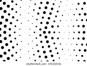 Abstract halftone dotted background. Futuristic grunge pattern, dot and circles.  Vector modern optical pop art texture for posters, sites, business cards, cover, postcards, labels, stickers layout.