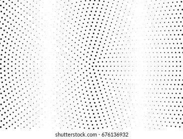 Abstract halftone dotted background. Futuristic grunge pattern, dot and circles.  Vector modern optical pop art texture for posters, sites, business cards, cover, postcards, labels, stickers layout.