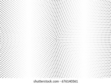 Abstract halftone dotted background. Futuristic grunge pattern, dot and circles.  Vector modern optical pop art texture for posters, sites, business cards, cover, postcards, labels, stickers layout.
