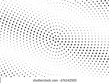 Abstract halftone dotted background. Futuristic grunge pattern, dot and circles.  Vector modern optical pop art texture for posters, sites, business cards, cover, postcards, labels, stickers layout.