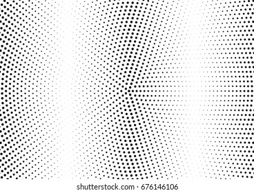 Abstract halftone dotted background. Futuristic grunge pattern, dot and circles.  Vector modern optical pop art texture for posters, sites, business cards, cover, postcards, labels, stickers layout.