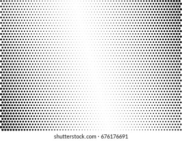 Abstract halftone dotted background. Futuristic grunge pattern, dot and circles.  Vector modern optical pop art texture for posters, sites, business cards, cover, postcards, labels, stickers layout.