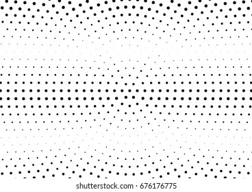 Abstract halftone dotted background. Futuristic grunge pattern, dot and circles.  Vector modern optical pop art texture for posters, sites, business cards, cover, postcards, labels, stickers layout.
